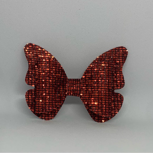 Handmade Faux Leather Hairbows - Picture 3 of 16